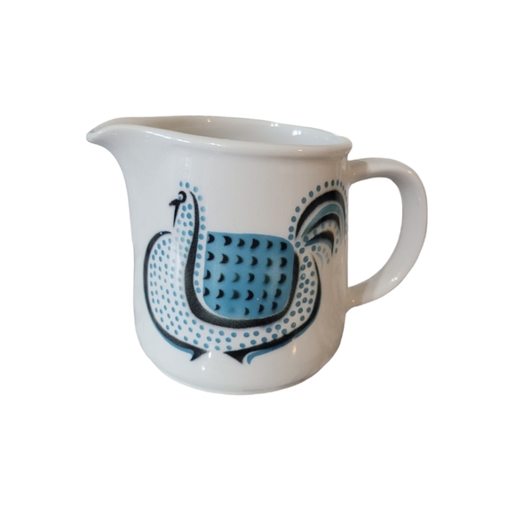 Arabia of Finland Blue Chicken Creamer - Picture 9 of 10